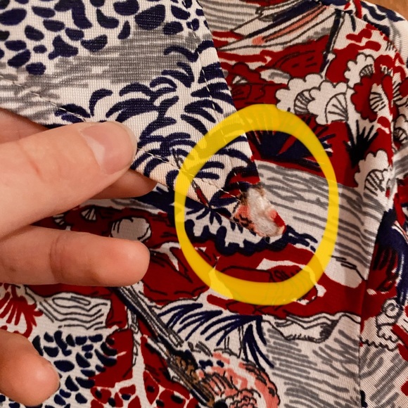Japanese pattern button up - Picture 5 of 6